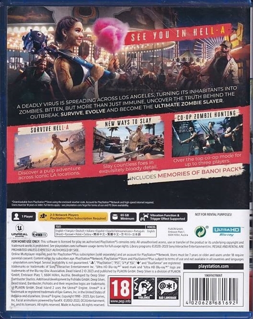 Dead Island Day One Edition - PS5 (A Grade) (Genbrug)